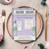 French Bakery Paris Lavender Girl Birthday