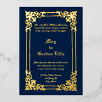 French Baroque Rococo 17th Century Border Wedding