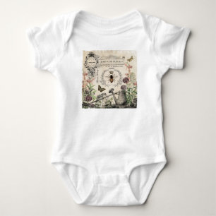 FRENCH BEE GARDEN BABY BODYSUIT