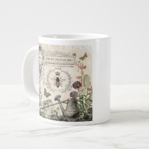 FRENCH BEE GARDEN LARGE COFFEE MUG