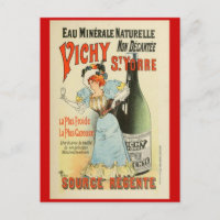 French Belle Epoque vintage poster postcard