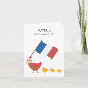 French Birthday Card – Joyeux anniversaire