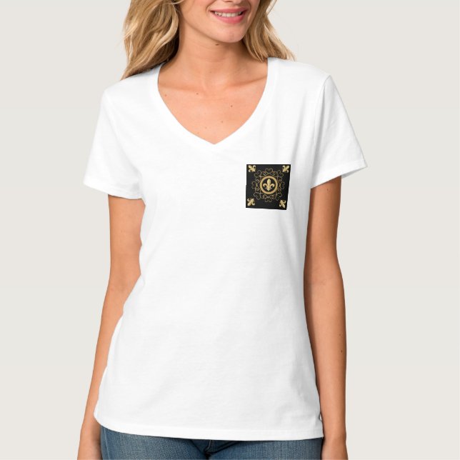 French Black T-Shirt (Front)