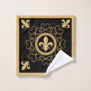 French Black Wash Cloth