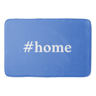French Blue and White Solid #Home Bath Mat