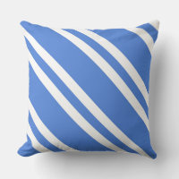 French Blue and White Stripes