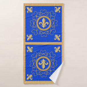 French Blue Bath Towel