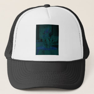 French Blue Love Eat Play Flower colours for all Trucker Hat
