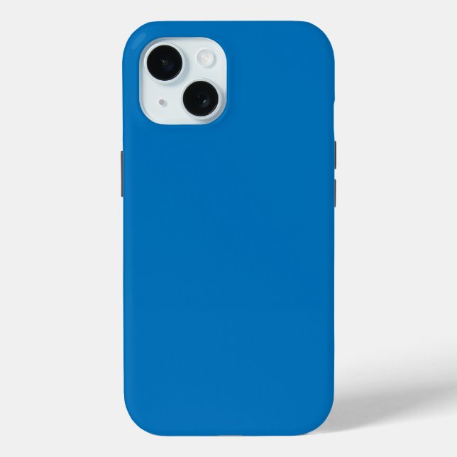 French Blue Solid Colour Case-Mate iPhone Case (Back)