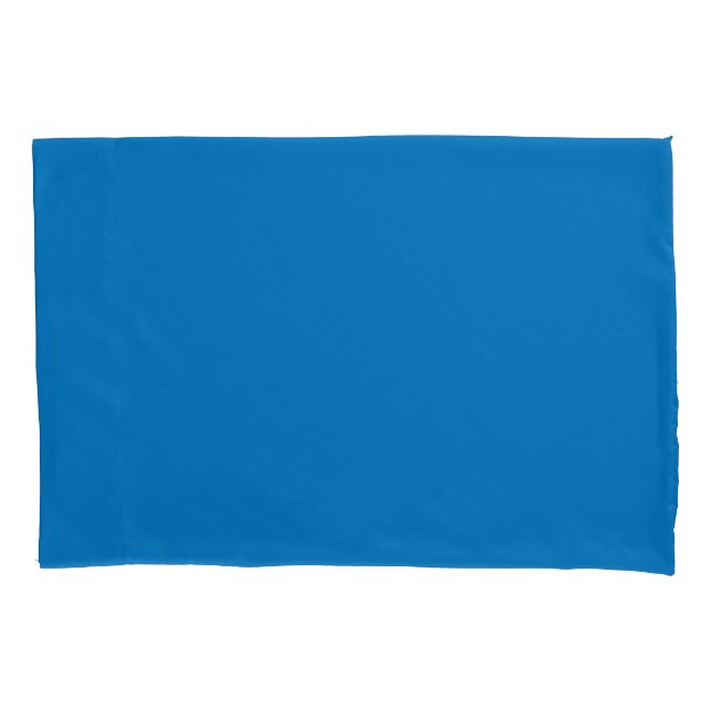 French Blue Solid Pillowcases (Front-Left)
