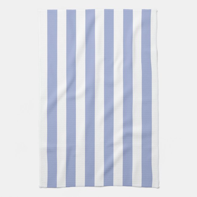 French Blue Stripes Tea Towel (Vertical)