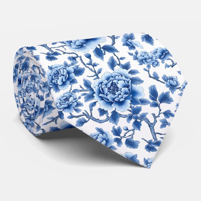 French Blue Tie (Rolled)