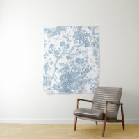 French Blue Toile de Jouy