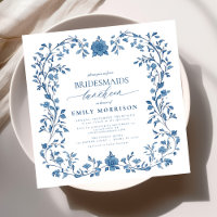 French Blue & White Victorian Bridal Luncheon