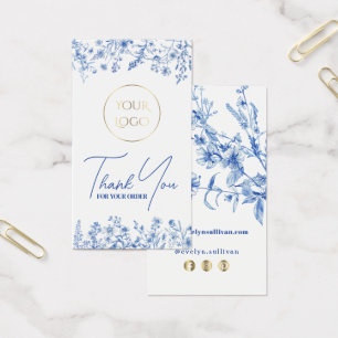 French blue wildflowers package insert
