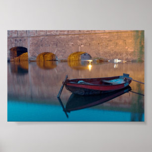 French Boat Poster