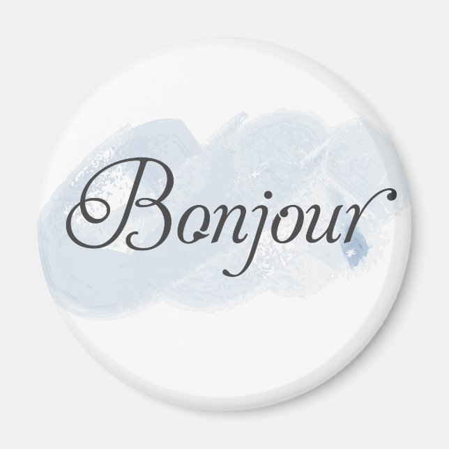 French Bonjour Magnet (Front)