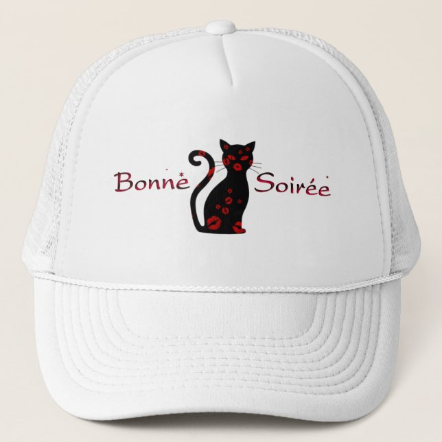 French:Bonne Soiree Trucker Hat (Front)