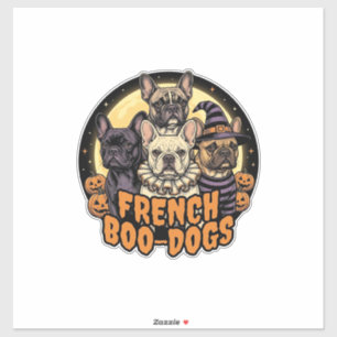 French Boo-Dogs Halloween French Bulldog Design_1