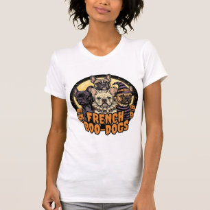 French Boo-Dogs Halloween French Bulldog Design_1 T-Shirt