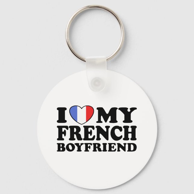 French Boyfriend Key Ring (Front)