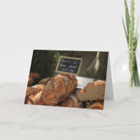 French bread at a market stall