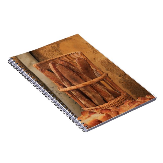 French bread by ProvenceProvence Spiral Notebook (Right Side)