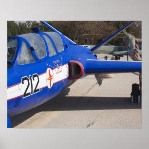 French Built Fouga Magister trainer Poster