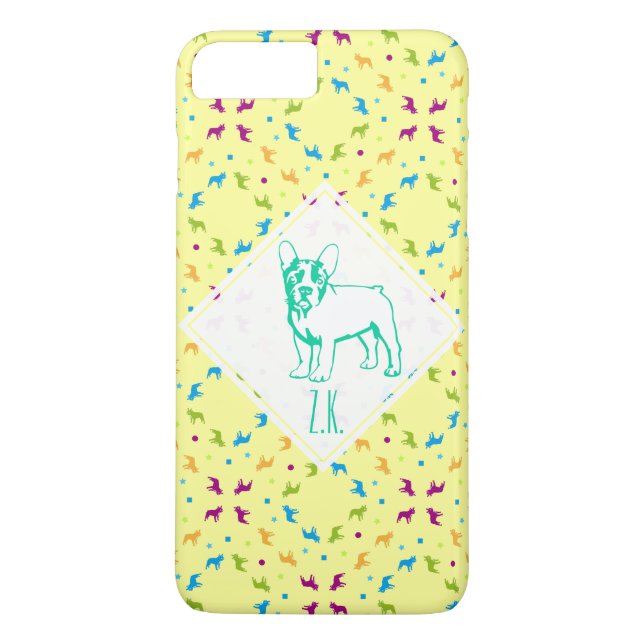 French Buldogs pattern Primavera Case-Mate iPhone Case (Back)