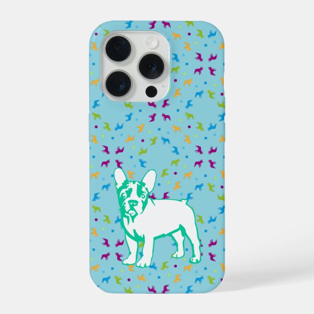French Buldogs pattern Primavera iPhone Case (Back)