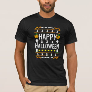 French Bull Dog White Halloween Lazy Ugly Costume T-Shirt