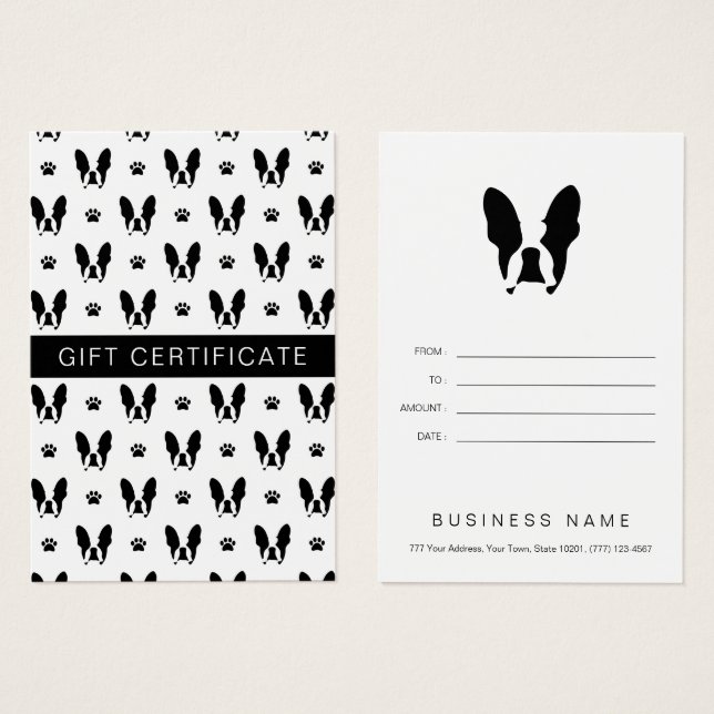 French bulldog (Front & Back)