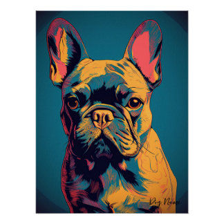 French Bulldog 004 - Bruno Pokopen Poster