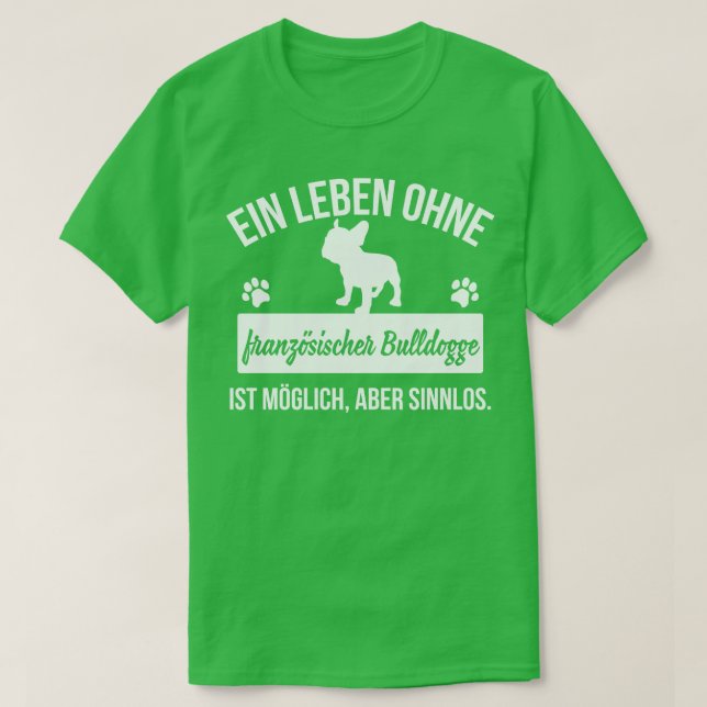 French Bulldog 2 T-Shirt (Design Front)