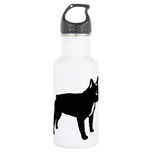 French Bulldog 532 Ml Water Bottle (Front)
