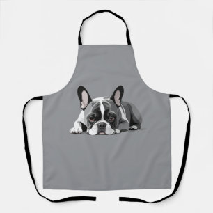 French Bulldog Adorable Cute Animal Sleeping Relax Apron