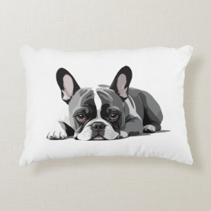 French Bulldog Adorable Cute Animal Sleeping Relax Decorative Cushion
