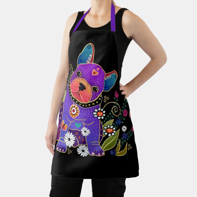FRENCH BULLDOG All-Over Print Apron (Insitu)