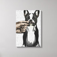 French Bulldog and Finger Moustache