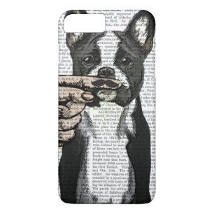 French Bulldog and Finger Moustache Case-Mate iPhone Case