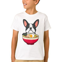 French Bulldog and Ramen