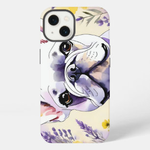 French Bulldog and Wildflowers iPhone 13 Case