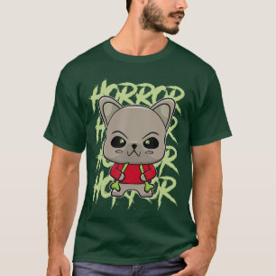 French Bulldog Anime Dog Horror Occult for Men Wom T-Shirt