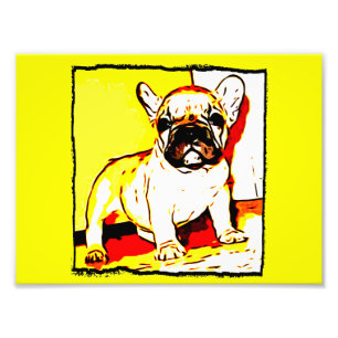 French Bulldog art Photo Print