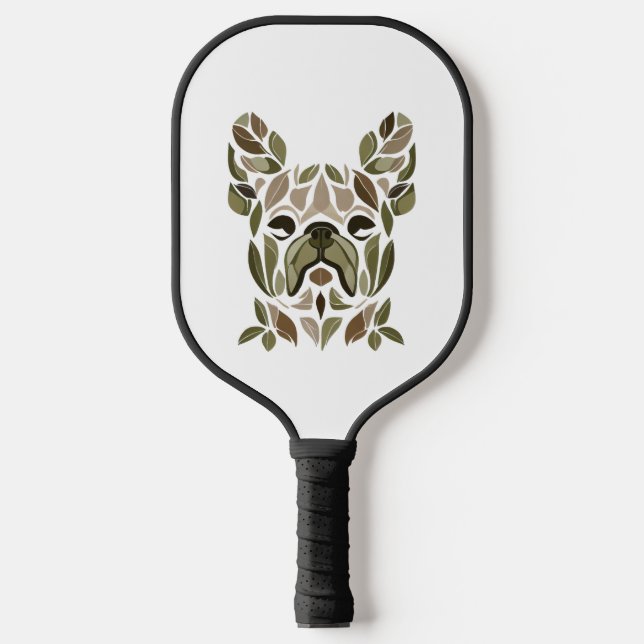 French Bulldog Art Pickleball Paddle (Front)