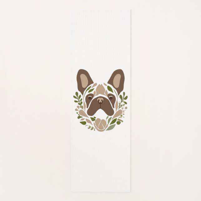 French Bulldog Art  Yoga Mat (Front)