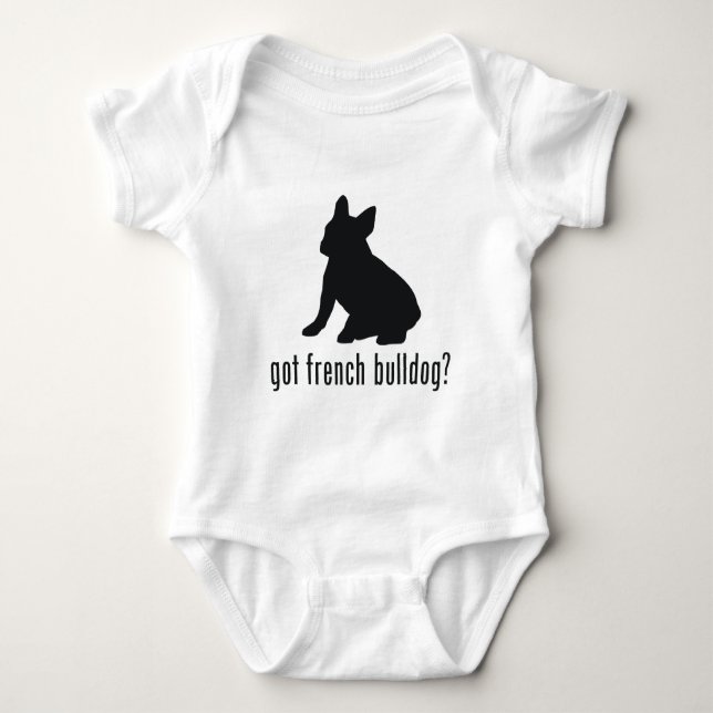 French Bulldog Baby Bodysuit (Front)