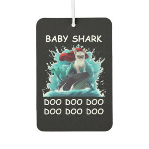 French Bulldog Baby Shark Doo Doo Doo Car Air Freshener