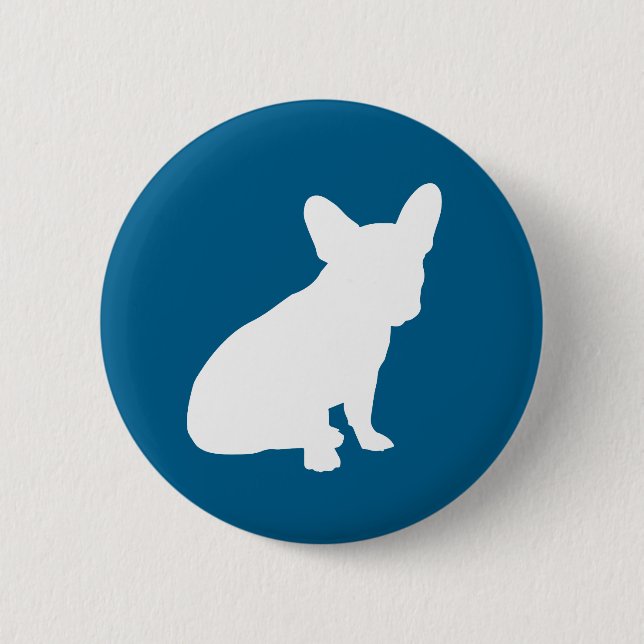 French Bulldog Baby Shower Frenchie Frenchy 6 Cm Round Badge (Front)