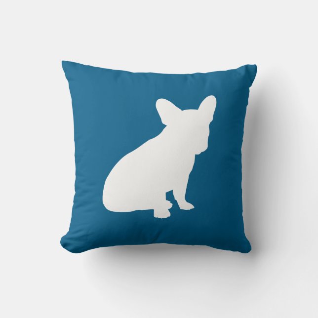 French Bulldog Baby Shower Frenchie Frenchy Cushion (Front)
